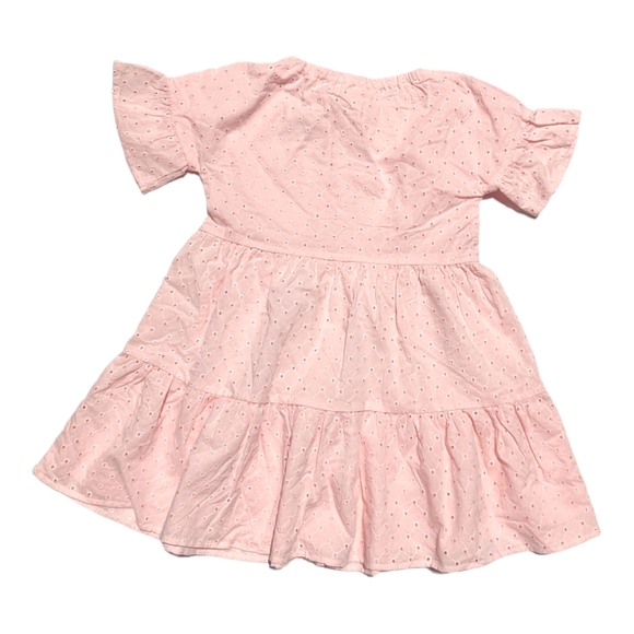 Gymboree Girls S 5-6 Pink Eyelet Dress - Picture 3 of 5